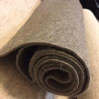  Войлок чистошерстяной грубошерстный юртовый, подхомутный, КВВК 100% шерсть
