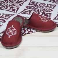 Тапочки войлочные женские Бурундук закрытые 'Восток', 100% шерсть в Москве