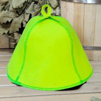 Шапка для бани и сауны Классика салатовая