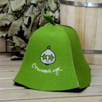 Шапка для бани и сауны Стильный лук, экофетр