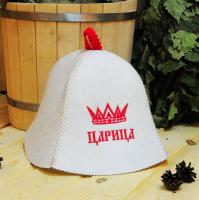 Шапка для бани и сауны женская Царица