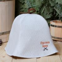 Шапка для бани и сауны Русская баня