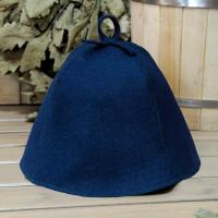 Шапка для бани и сауны Классика синяя