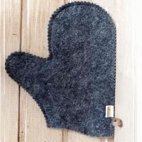 Рукавица для бани войлочная 'Банные традиции', полушерсть в Москве