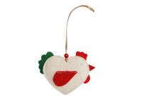 Сувенир-игрушка из фетра Курочка, полушерсть