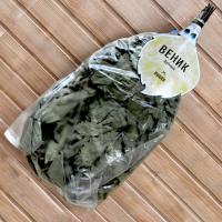 Веник для бани дубовый Рушер большой в упаковке  от фабрики RUШER