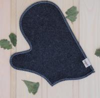 Рукавица для бани войлочная 'Классика', 100% шерсть в Москве