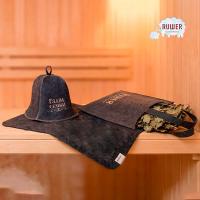 Комплект для бани из войлока Глава Семьи с шоппером, 3 предмета в Москве