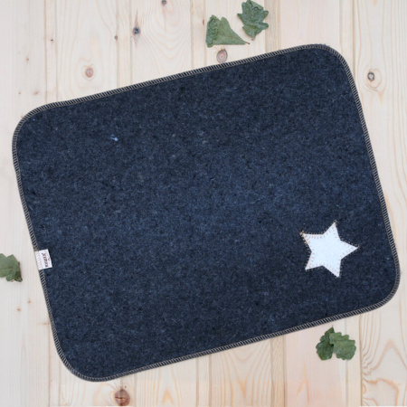 Коврик для бани Знамя, войлок 100%, 48*38 см в Москве