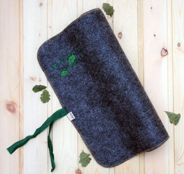 Лежак для бани С лёгким паром, полушерсть, 150*50 см в Москве