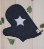 Рукавица для бани войлочная 'Звезда', 100% шерсть в Москве