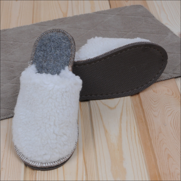 Тапочки войлочные Бурундук закрытые Оптима мех универсальные в Москве